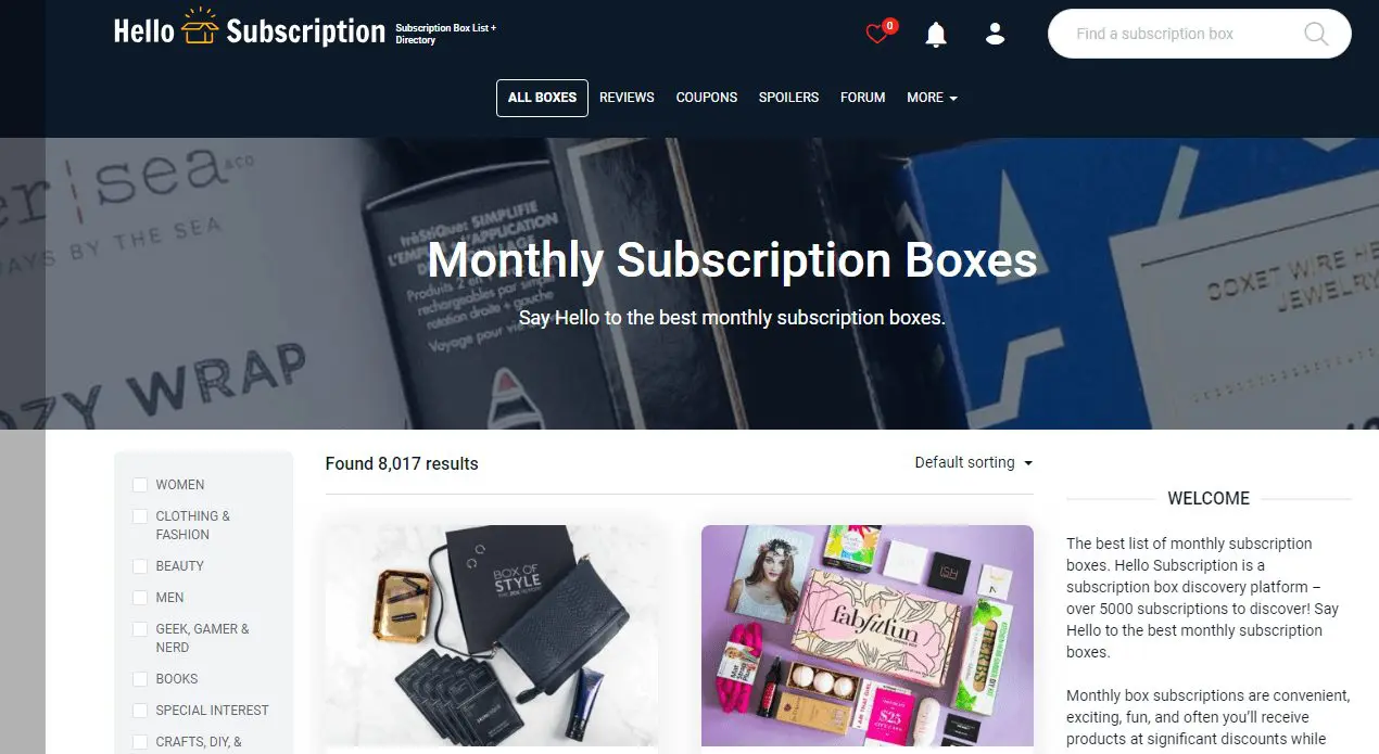 Subscription Box