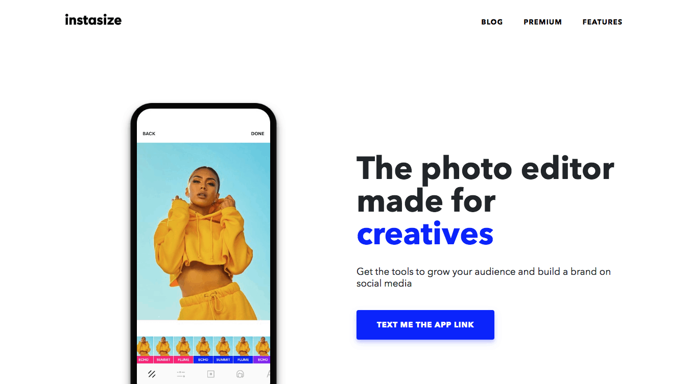 Download The Photo Editing App for Creatives Instasize