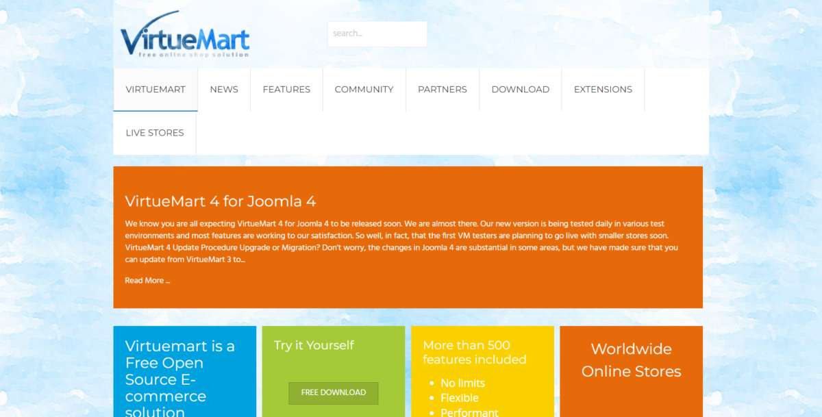 virtuemart.net Screenshot