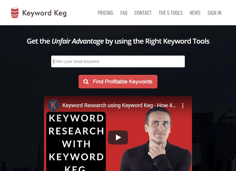 Get the Unfair Advantage by using the Right Keyword Tools