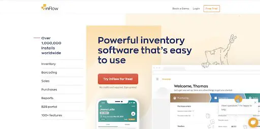 Inflow inventory management software