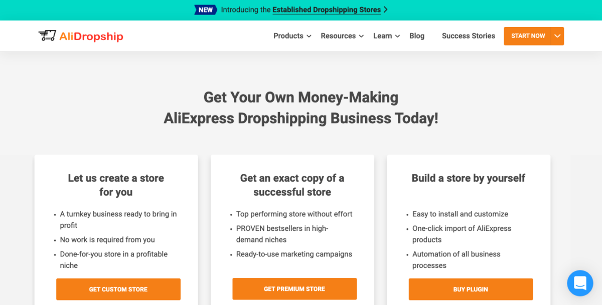 AliDropship Homepage