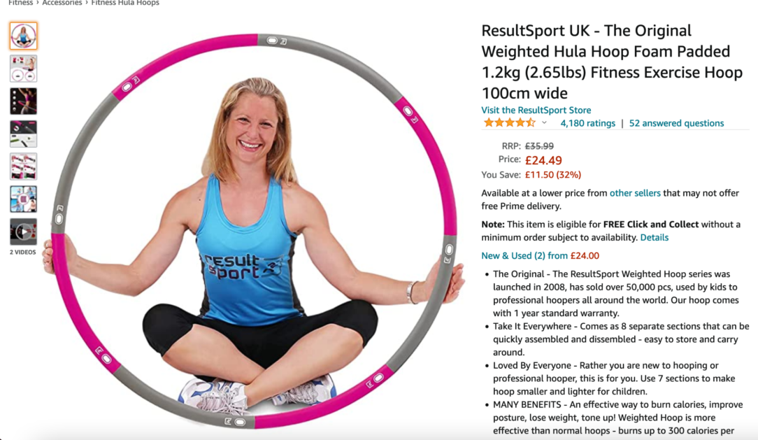 Weighted Hula Hoop