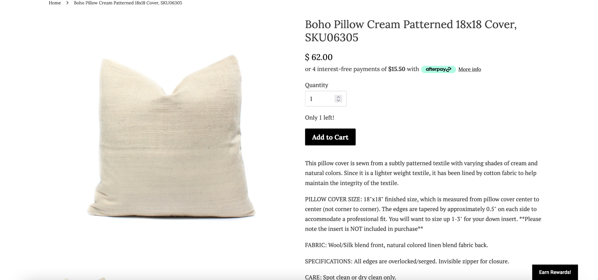 Boho Pillow