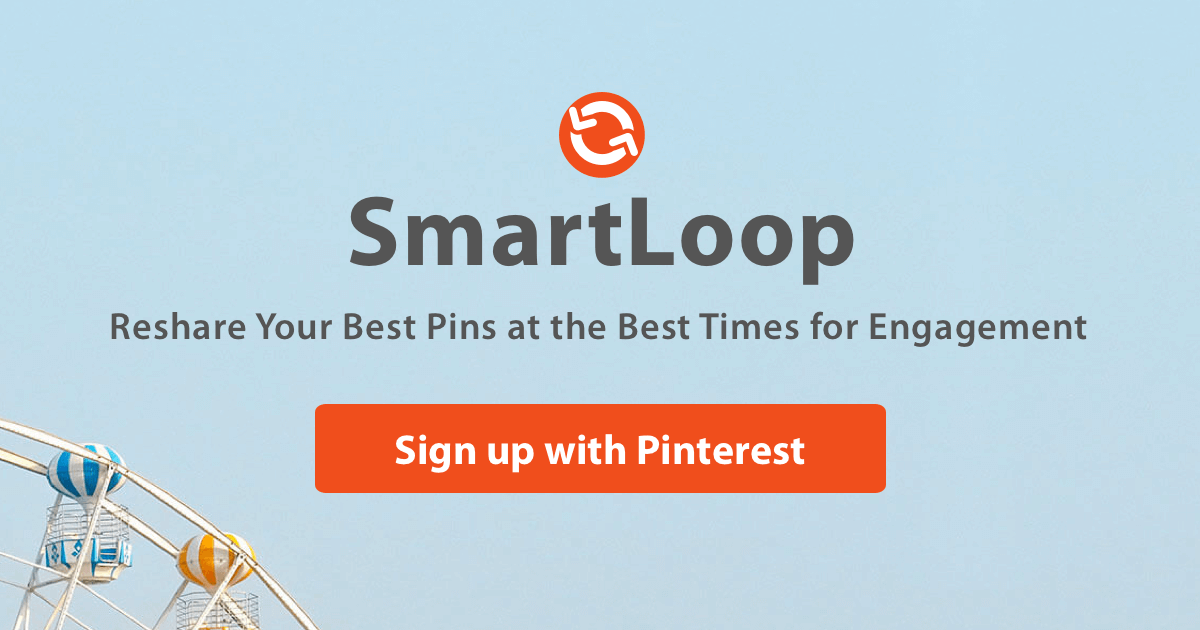 SmartLoop : partagez vos meilleures épingles au meilleur moment pour l'engagement. Inscrivez-vous avec Pinterest.