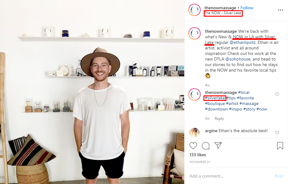 Le NOW cible les audiences locales sur Instagram en géolocalisant chaque vitrine