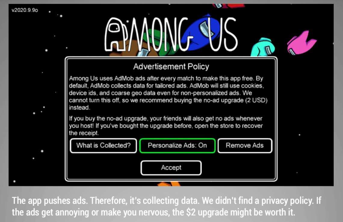 among us ads