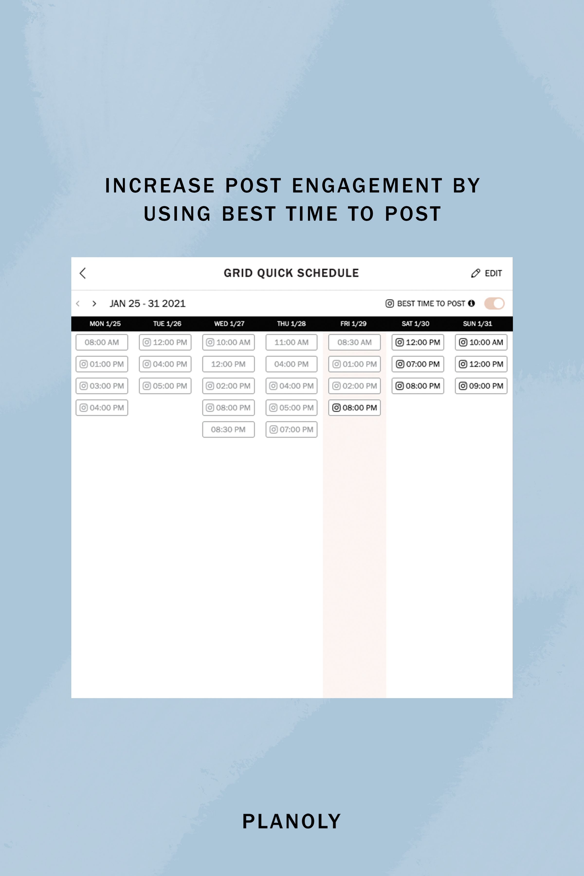 PLANOLY - Postagem do blog - Os 10 melhores recursos do planejador de IG - Imagem 4