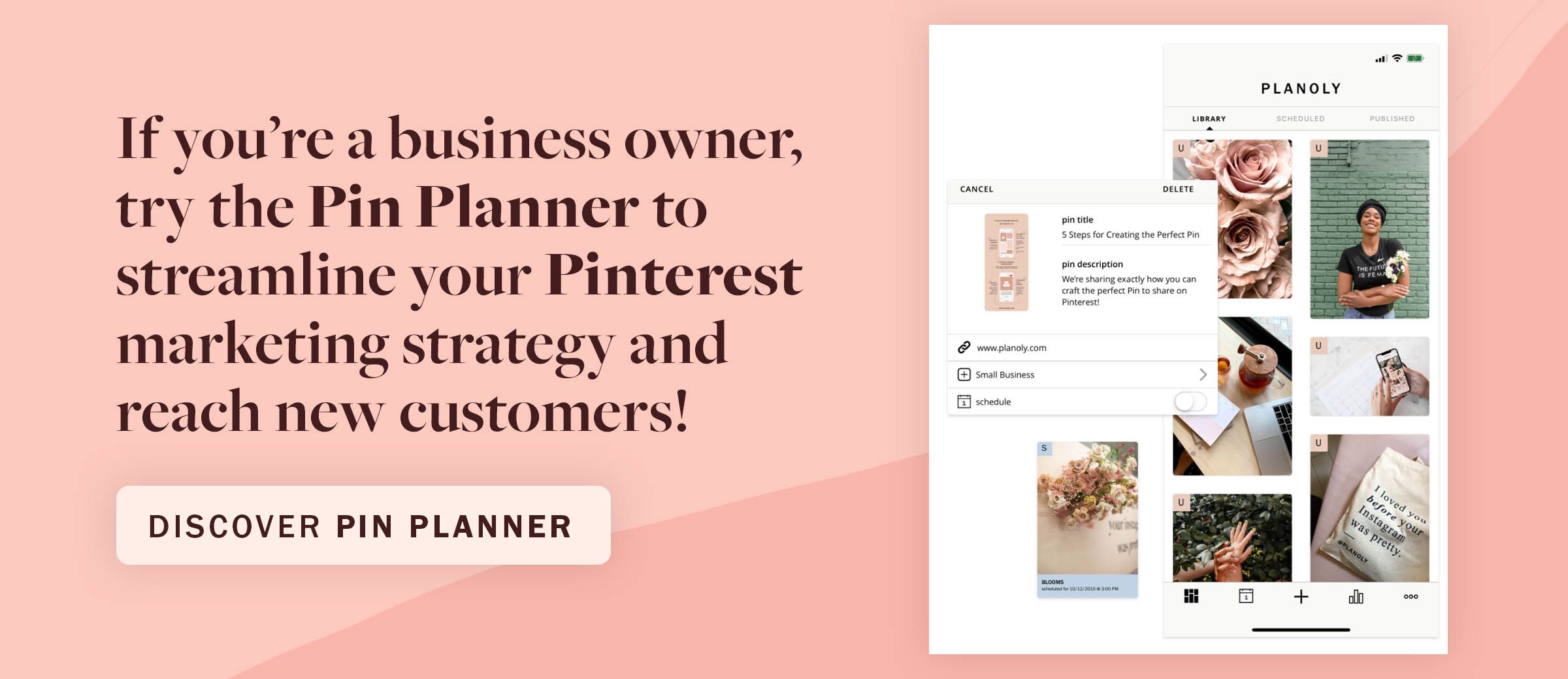 PLANOLY - Story Pins - Blog Post - Banner promozionale