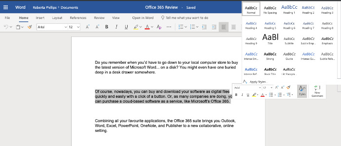 Parola di revisione di Office 365