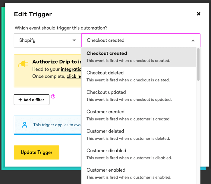 Drip E-Commerce-Automatisierungen