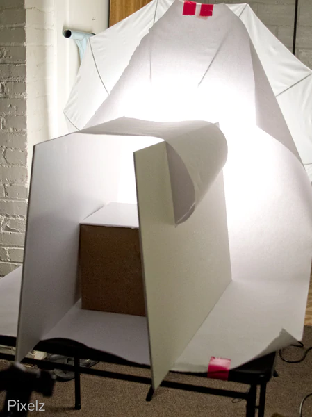 box backlighting product photography