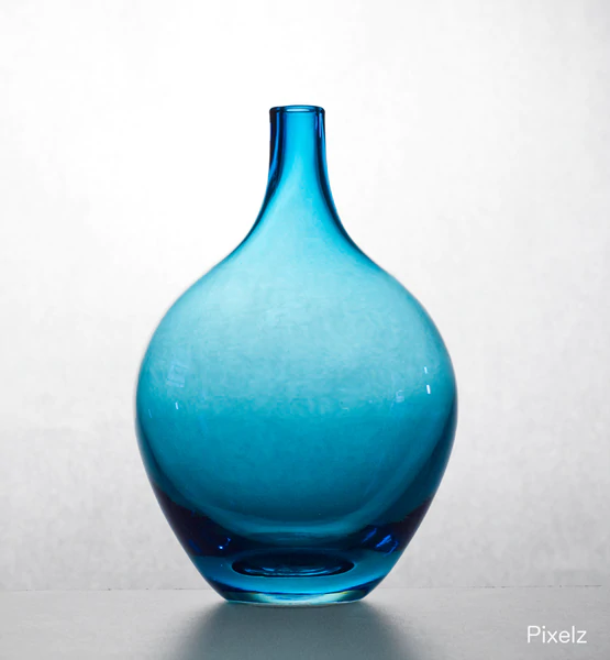 glass vase no boards