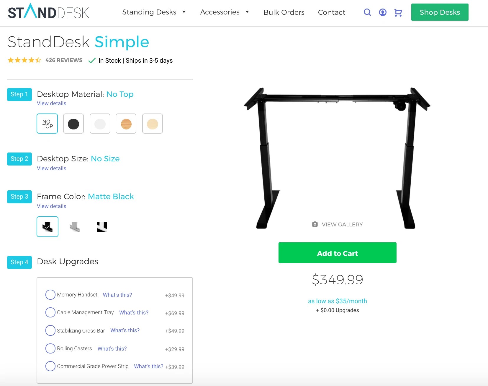 StandDesk efekt IKEA