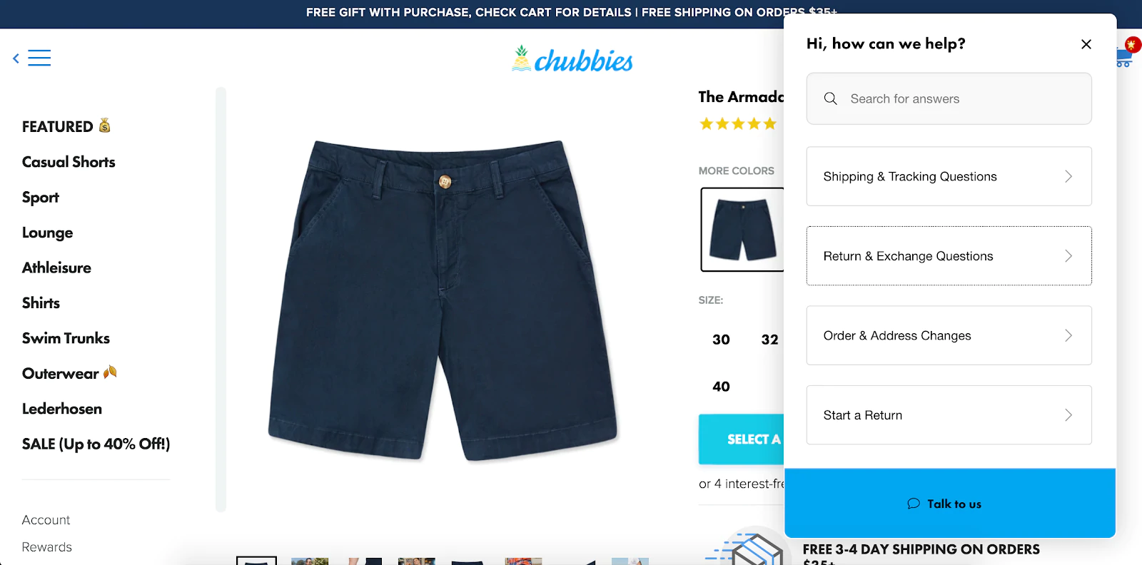 Chubbies kembali