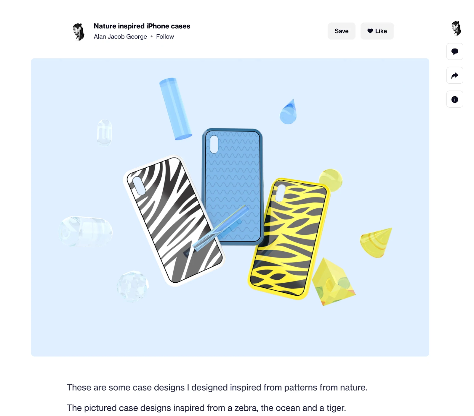 Etui na telefony na Dribbble