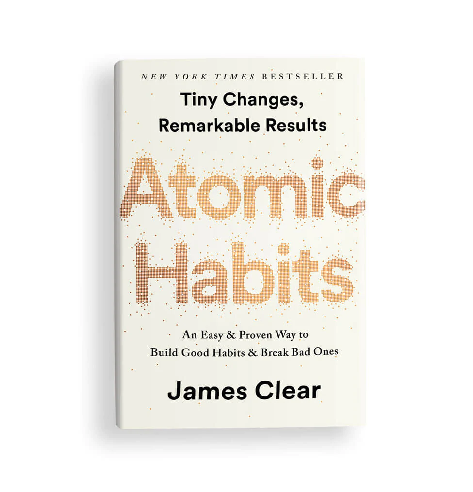 Sampul buku untuk Atomic Habits oleh James Clear