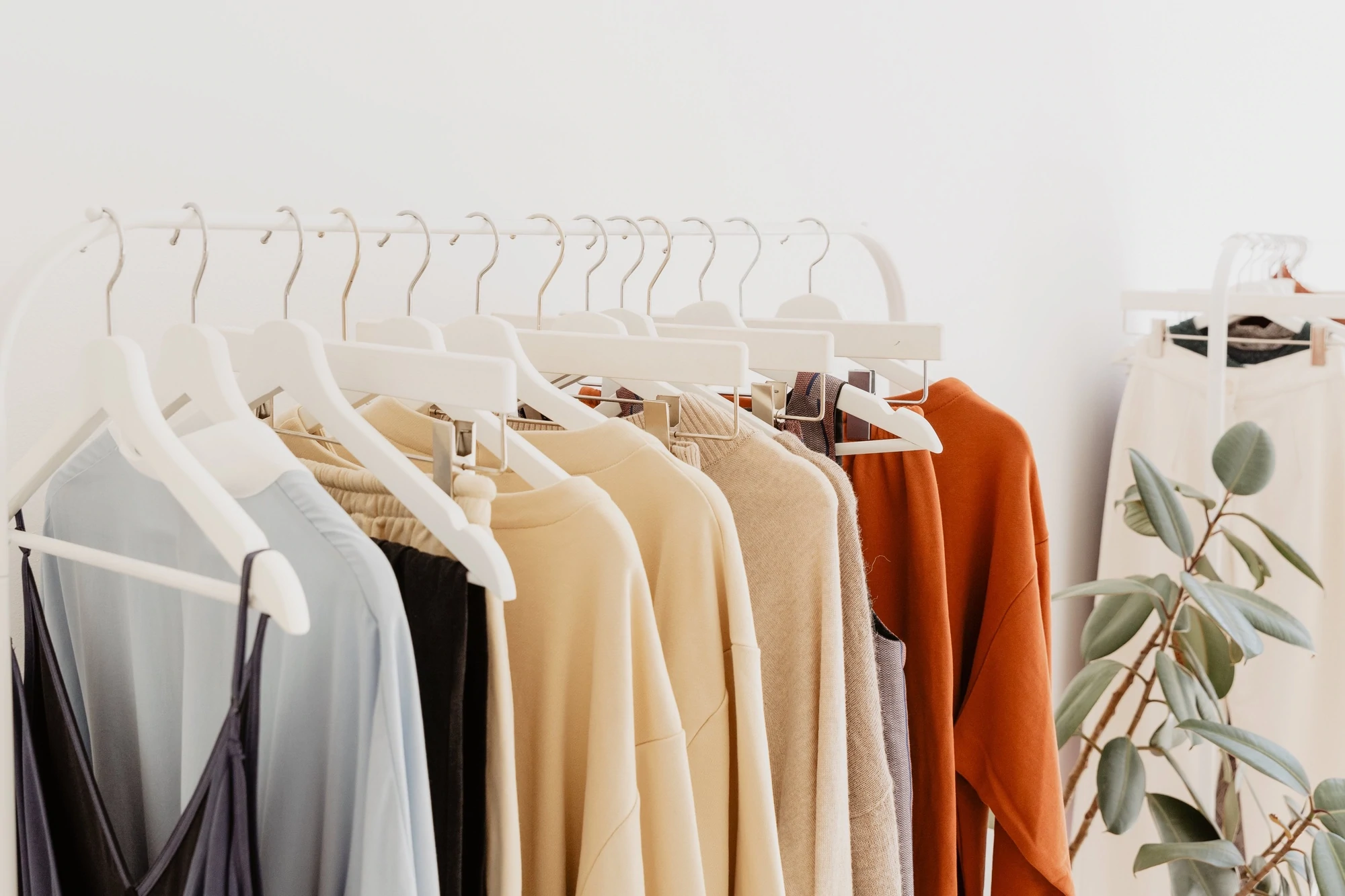 Corde à linge un rack dans un magasin de détail