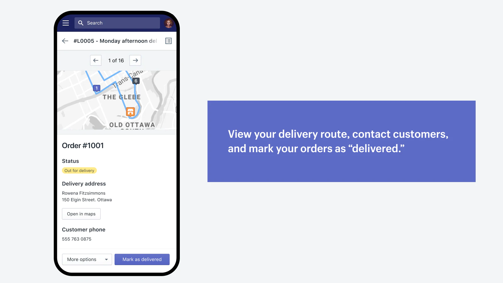 Shopify Local Delivery-App