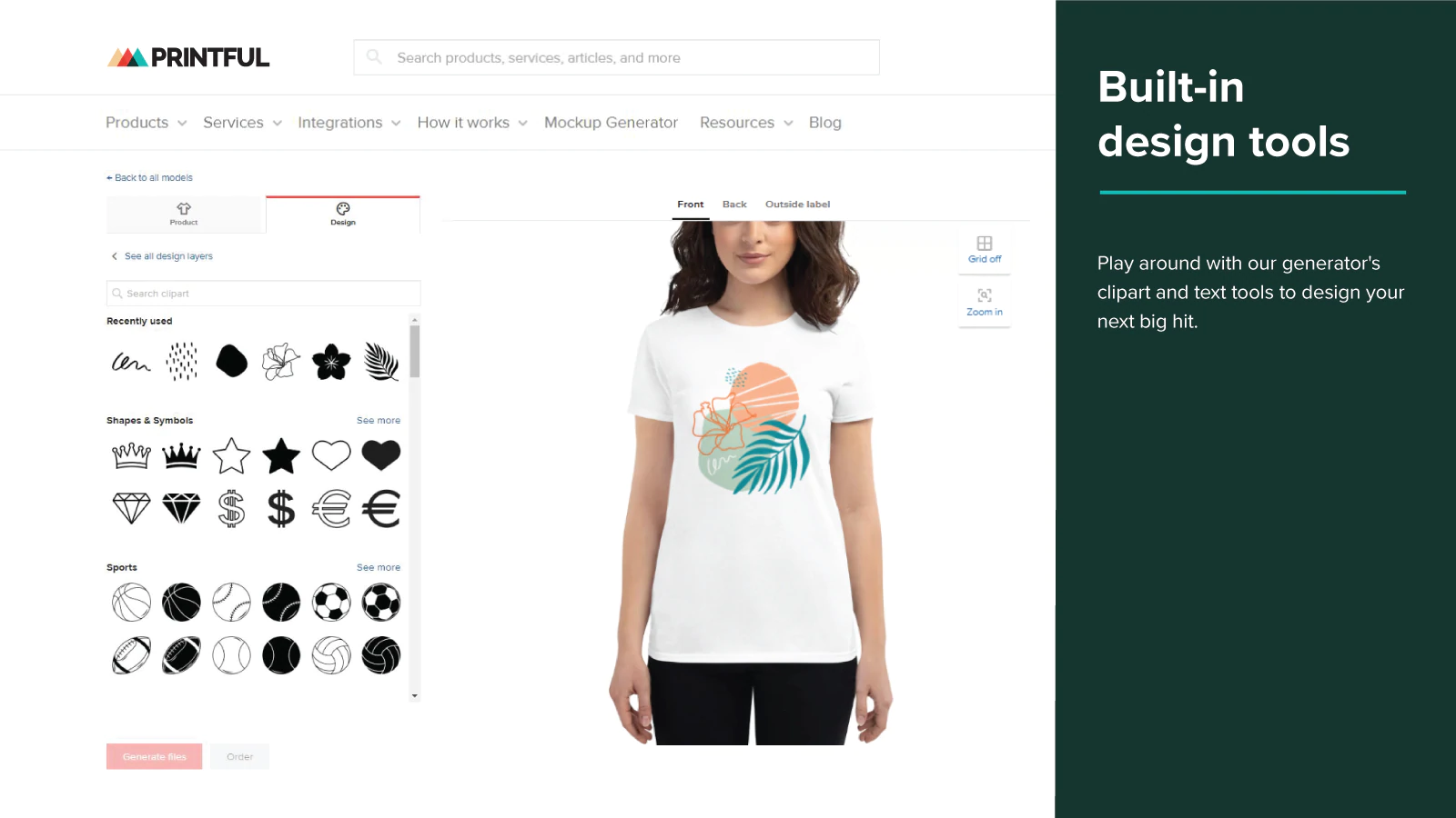 Printful Shopify App für Dropshipping