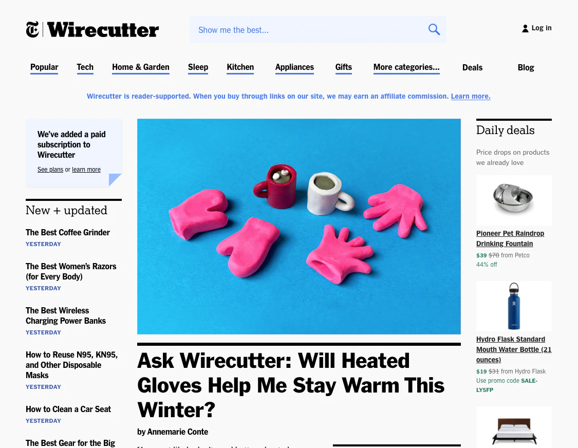 Wirecutter-Affiliate-Programm