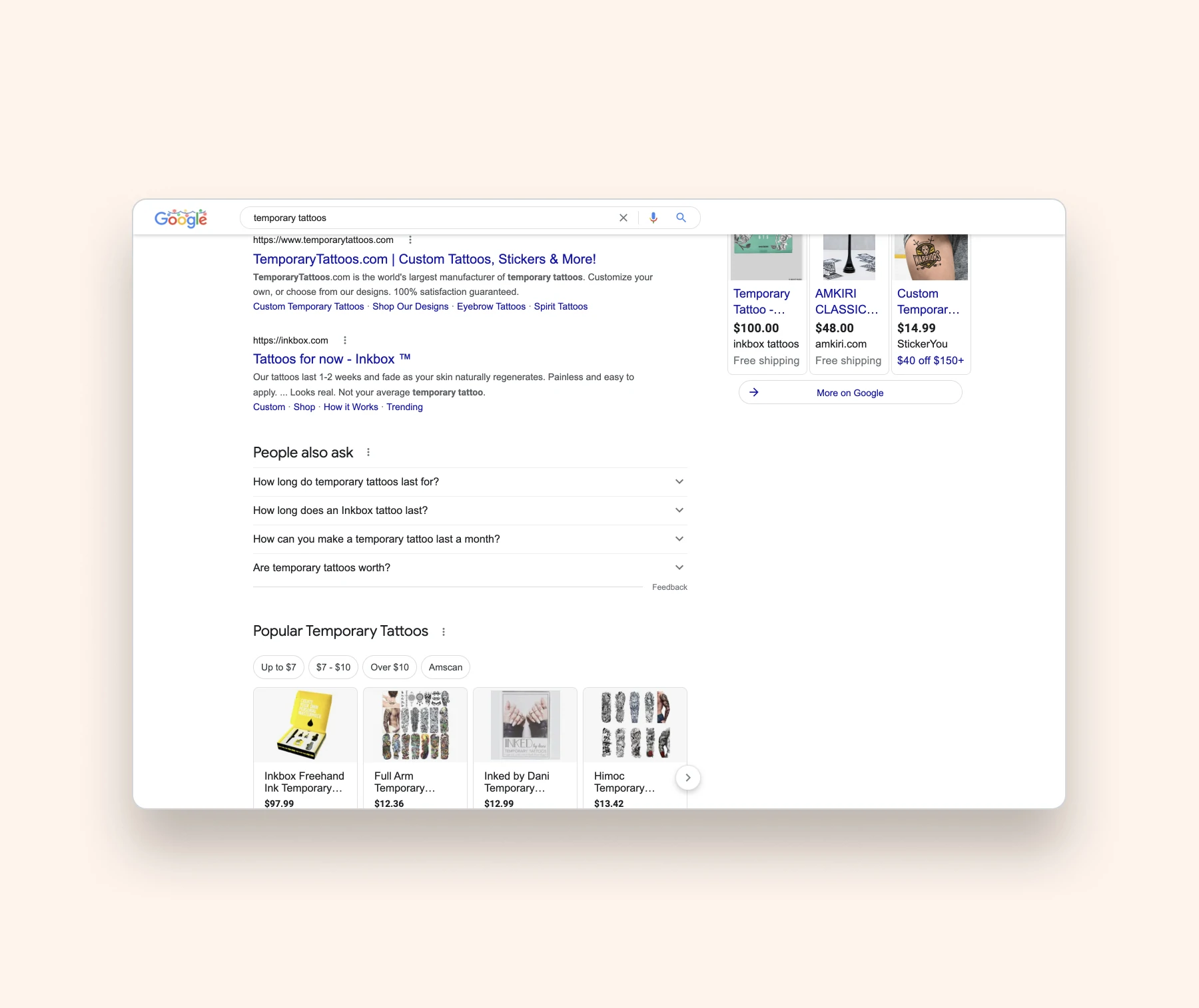 contoh deskripsi meta di SERP