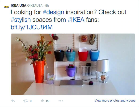 3. User-Generated Content By Ikea on Twitter