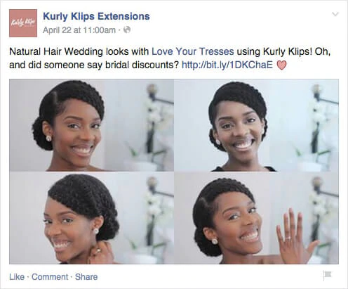 10. Promo + Content By Kurly Klips On Facebook