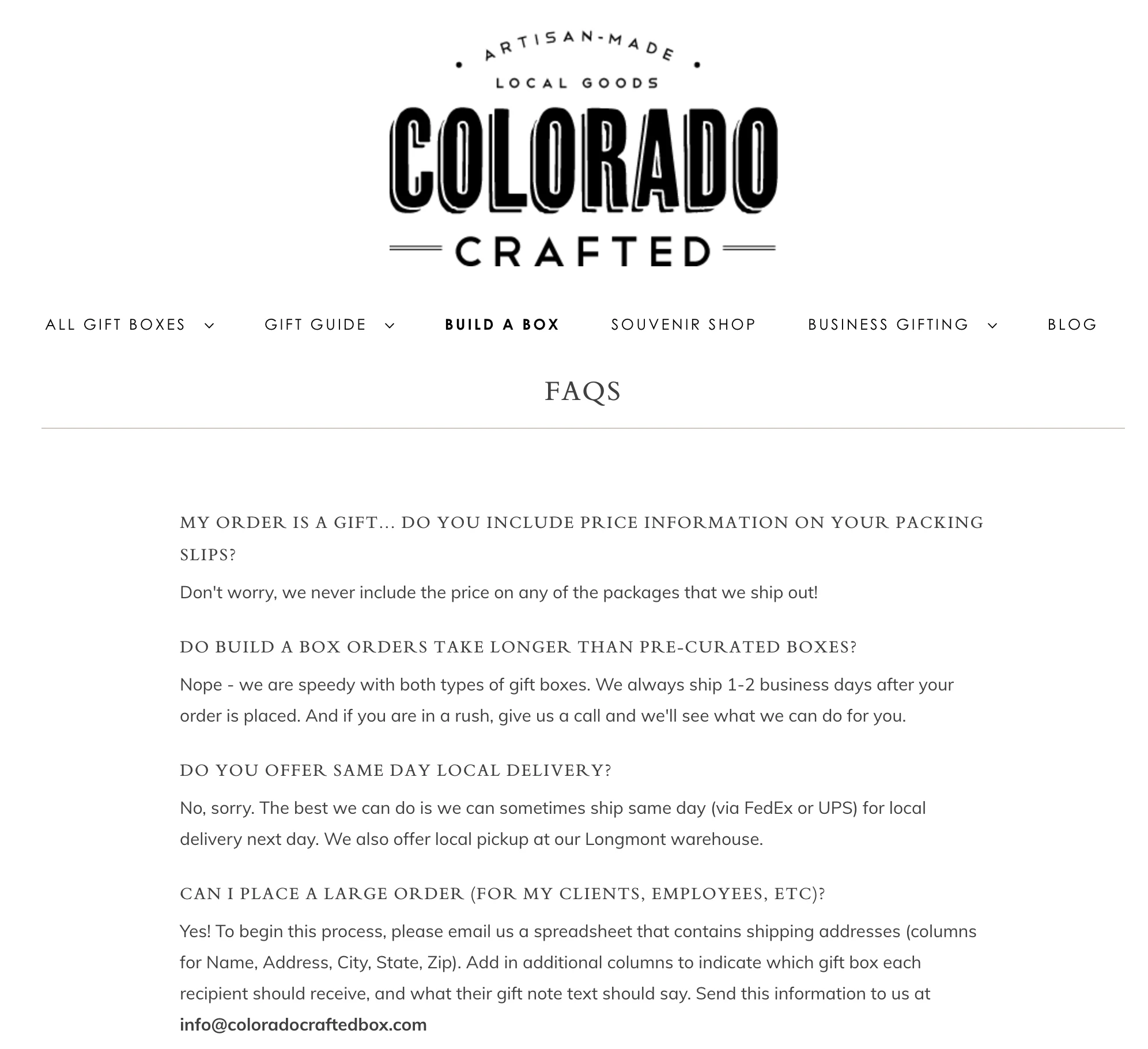 Perguntas frequentes sobre o Colorado