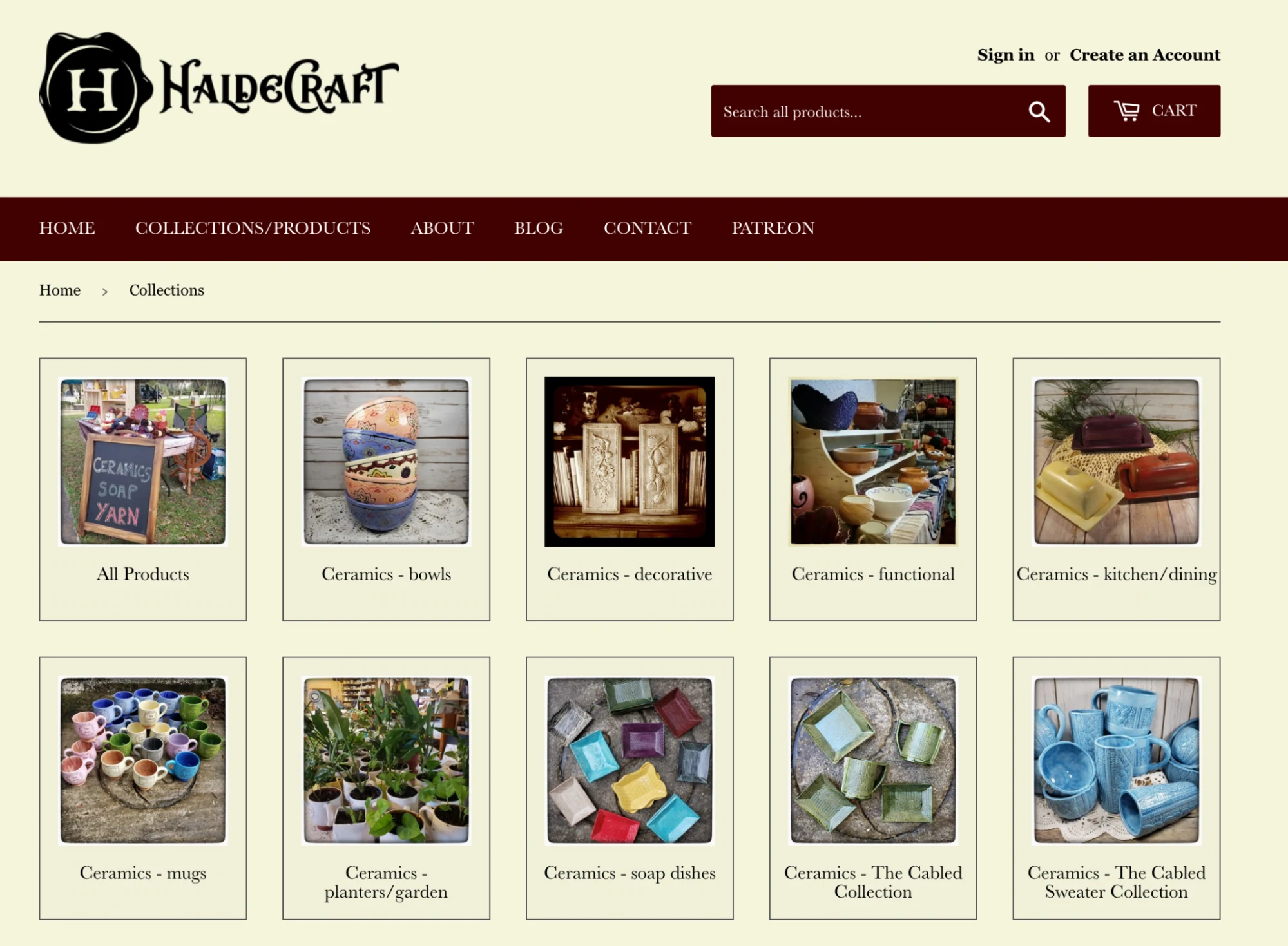 A HaldeCraft mudou sua vitrine principal do Etsy para o Shopify para escalar.