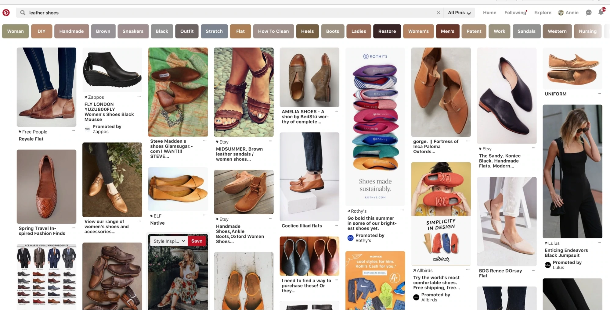 contoh pin yang dipromosikan pinterest