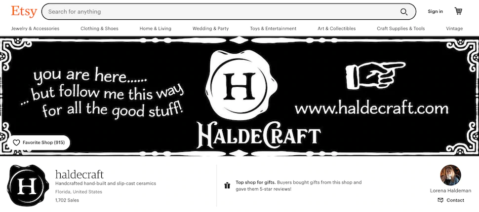 Haldecraft Etsy