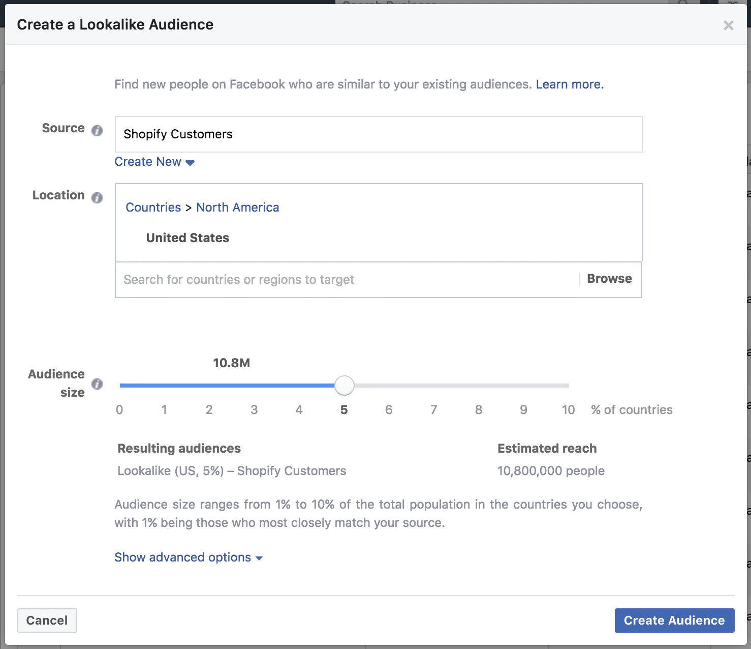 mise à l'échelle des publicités Facebook en élargissant vos audiences similaires