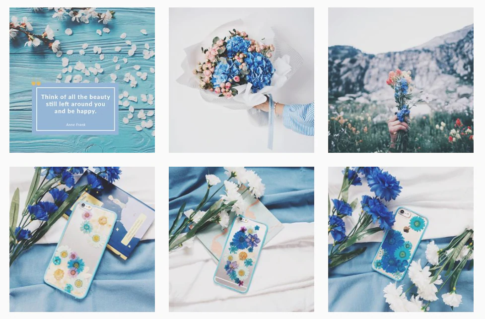 Gambar dari umpan Instagram Floral Neverland