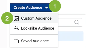 criar público personalizado do facebook