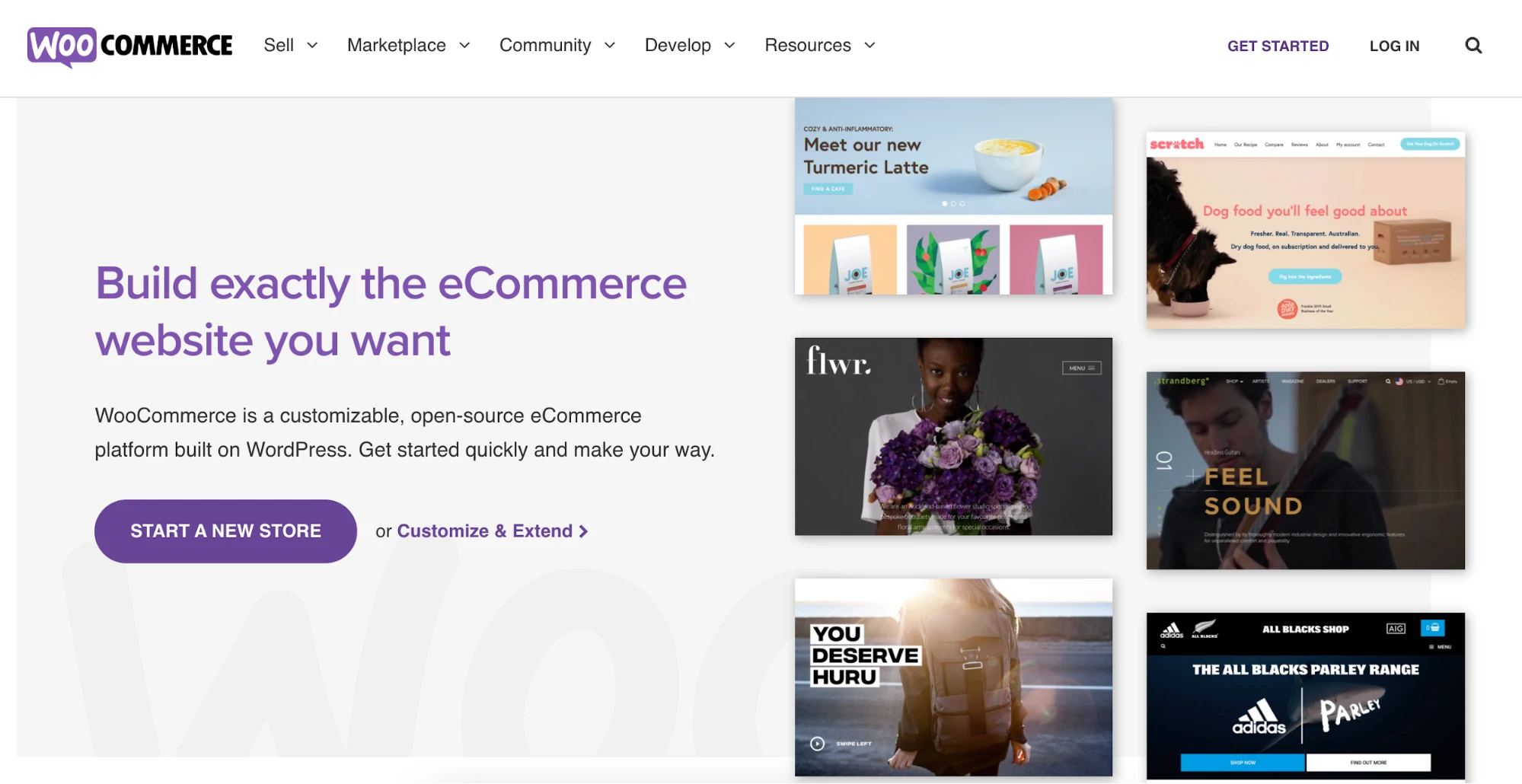 Homepage di Woocommerce