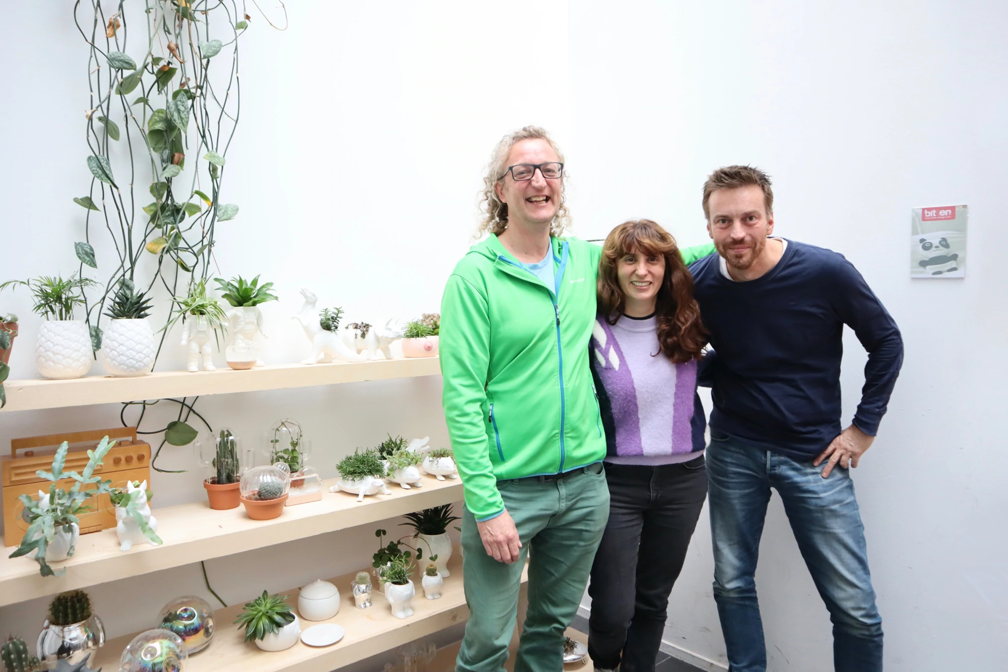 Al Cuttell, Diana Paisis e Jos Reinders, il team dietro Bitten Design.