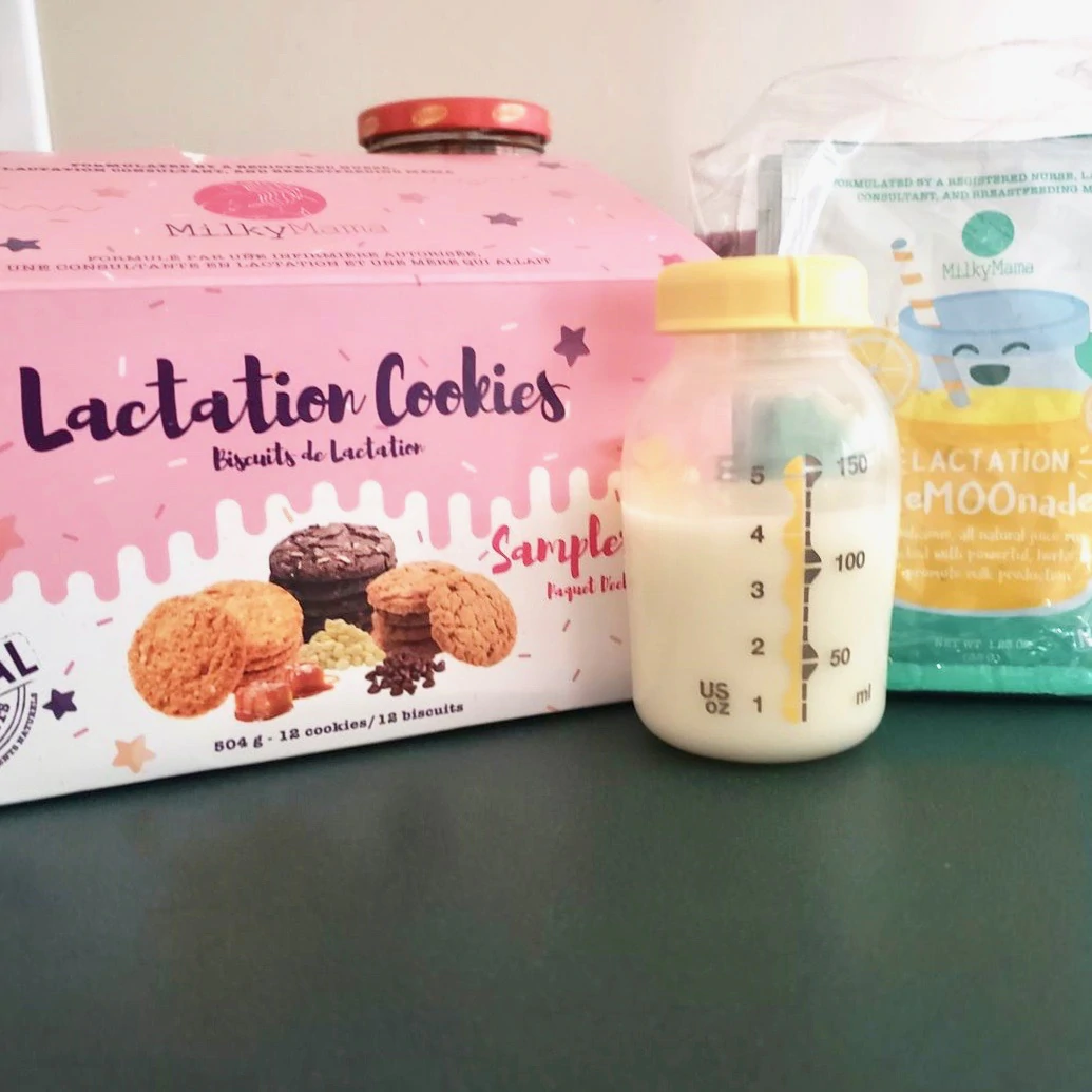 Snack e integratori per l'allattamento creati da Milky Mama.