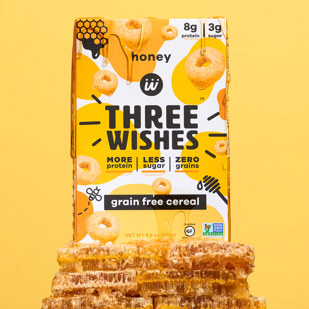 The honey flavour of Three Wishes Cereal