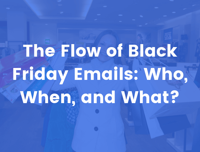 der Fluss der Black Friday-E-Mails