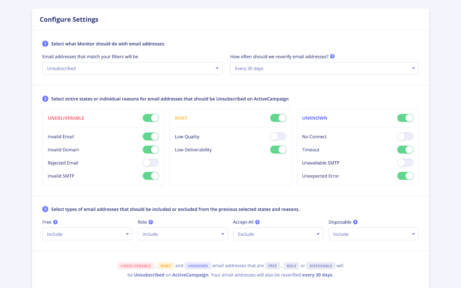 26f7yw83f configurer la campagne active