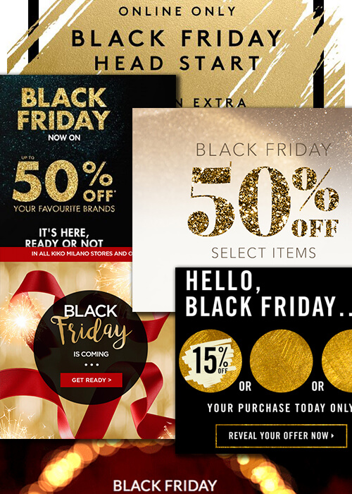 mauvaise conception des e-mails du Black Friday