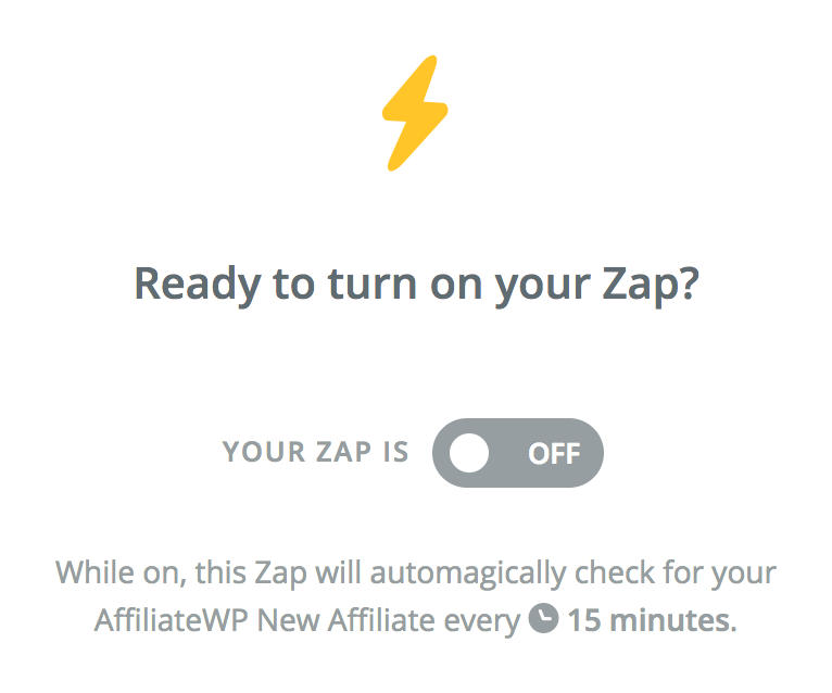 Zap off