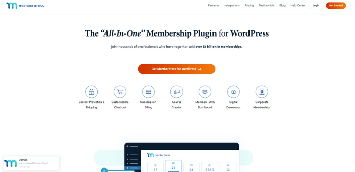 MemberPress WooCommerce 的最佳会员软件