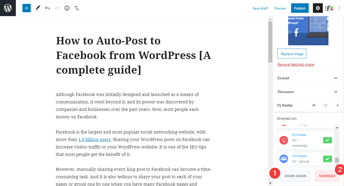 Cara Posting Otomatis Ke Facebook Dari WordPress