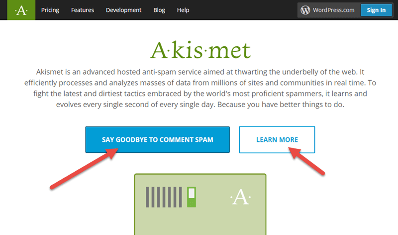 Enlace-inmediato-CTA-Akismet