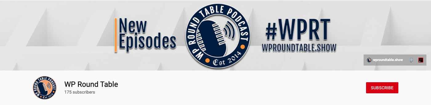 WP Roundtable WordPress Podcast قناة يوتيوب