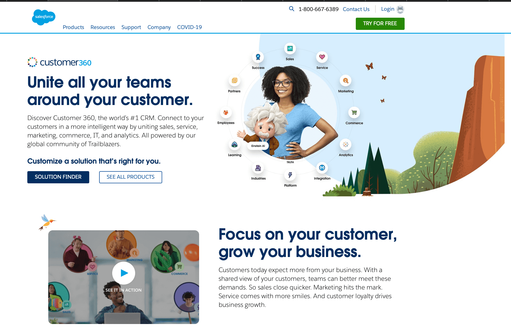 Salesforceビデオの例