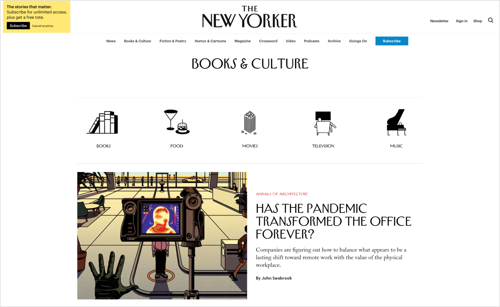 The-New-Yorker-books-and-culture-page