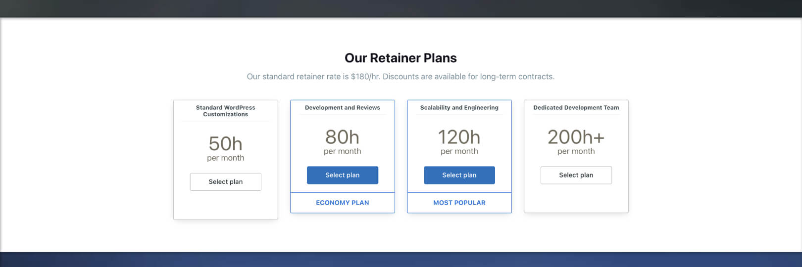 Planos de retenção